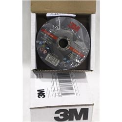 CASE OF 50 - 3M SILVER 5" CUT OFF DISCS