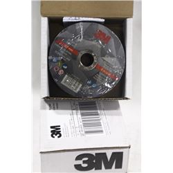 CASE OF 50 - 3M SILVER 5" CUT OFF DISCS