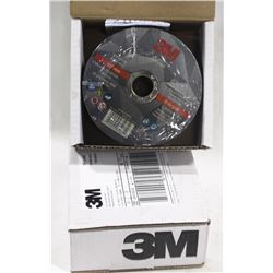 CASE OF 50 - 3M SILVER 5" CUT OFF DISCS