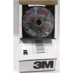 CASE OF 50 - 3M SILVER 5" CUT OFF DISCS