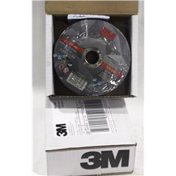 CASE OF 50 - 3M SILVER 5" CUT OFF DISCS