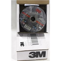 CASE OF 50 - 3M SILVER 5" CUT OFF DISCS