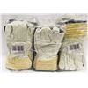 Image 1 : BUNDLE OF 18 LEATHER WORK GLOVES SIZE 2XL