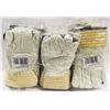 Image 1 : BUNDLE OF 18 LEATHER WORK GLOVES SIZE 2XL