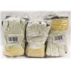 Image 1 : BUNDLE OF 18 LEATHER WORK GLOVES SIZE 2XL