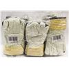 Image 1 : BUNDLE OF 18 LEATHER WORK GLOVES SIZE 2XL