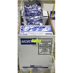 CASE OF 144 CLEAR SAFETY GLASSES