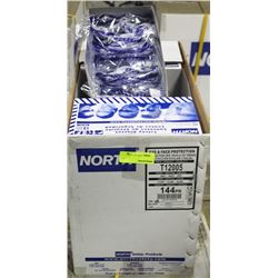 CASE OF 144 CLEAR SAFETY GLASSES