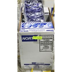 CASE OF 144 CLEAR SAFETY GLASSES