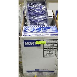 CASE OF 144 CLEAR SAFETY GLASSES