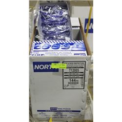 CASE OF 144 CLEAR SAFETY GLASSES