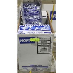 CASE OF 144 CLEAR SAFETY GLASSES