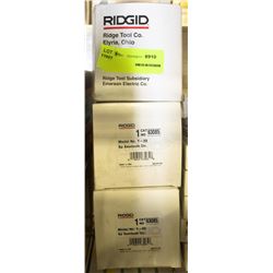 LOT OF 3 RIDGID T23 SAW TOOTH CENTER