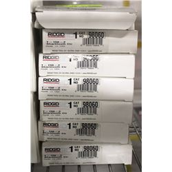 LOT OF 7 RIDGID T-150-2 SHARP TOOTH CENTER BIT