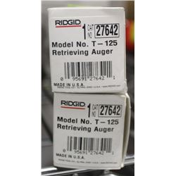 LOT OF 2 RIDGID MODEL T-125 RETRIEVING AUGER