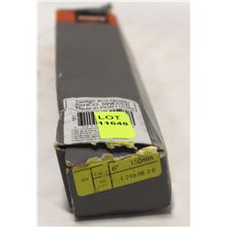 BOX OF 10- 6" METAL FILES