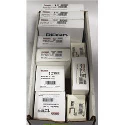 ASSORTED BOX OF NEW RIDGID CUTTER BITS