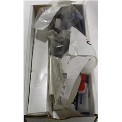 BOX OF ASSORTED RIDGID FITTINGS, RETRIEVING AUGER