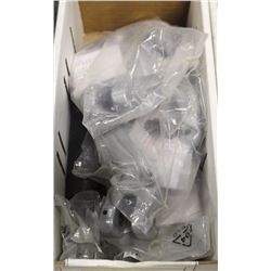 ASSORTED METAL FITTINGS AND 2 HOOKS