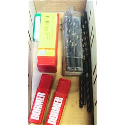 BOX OF ASSORTED DRILL BITS