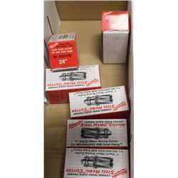 LOT OF 6 MILWAUKEE 3/4" STEEL HAWG CUTTERS