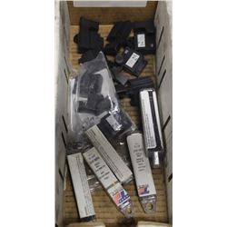 LOT OF ASSORTED BLACK OXIDE DRILL BITS AND MORE