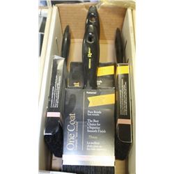 LOT OF 6 ONE COAT NEW PAINT BRUSHES