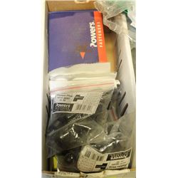 MISC BOX OF PISTON PLUGS, AND MORE