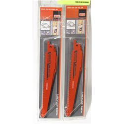 TWO SANDFLEX BI-METAL BLADES,