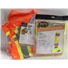 Image 1 : SAFETY LOT: INCLUDES HI-VIS VEST SIZE M &