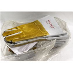 BUNDLE OF 7 PAIRS WELDRITE LEATHER GLOVES