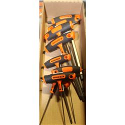 BANCO 8PC SET OF HANDLED ALLEN DRIVERS