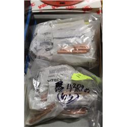 2 BAGS OF ASSORTED COPPER NOZZLES