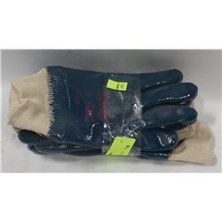 3 PAIR OF PVC DIPPED WORK GLOVES