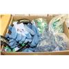 Image 1 : BOX OF APPROX 36 PAIR LATEX COATED WORK GLOVES