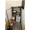 Image 2 : BUNDLE OF WHITE BOARDS, PLASTIC SHELVING,