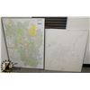 Image 1 : TWO FRAMED CITY MAPS, EDMONTON 1982 AND