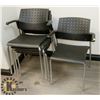 Image 1 : STACK OF 5 WAITING ROOM CHAIRS