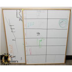 LOT OF TWO WHITE BOARDS