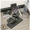 Image 1 : BUNDLE OF OFFICE ELECTRONICS INCLUDING ROUTER,