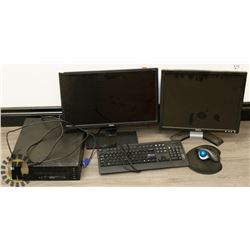 INTEL i3 DESKTOP COMPUTER WITH 22" BENQ