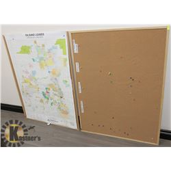 LOT OF TWO CORK BOARDS