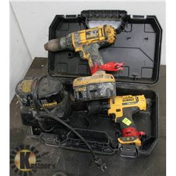 DEWALT 18V DRILL WITH TWO BATTERIES, CHARGER