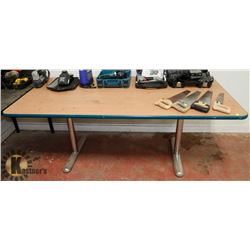 CHROME LEG WORK TABLE