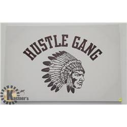 HUSTLE GANG STRETCHED WALL ART