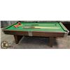 Image 1 : NATIONAL POOL TABLE WITH BALLS
