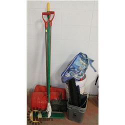 MAINTENANCE ITEMS INCLUDING SHOVELS,