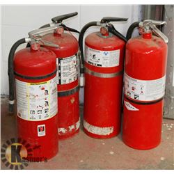 LOT FOUR FIRE EXTINGUISHERS