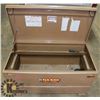 Image 2 : HEAVY DUTY BROWN METAL BIN/ TOOLBOX