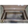 Image 3 : HEAVY DUTY BROWN METAL BIN/ TOOLBOX